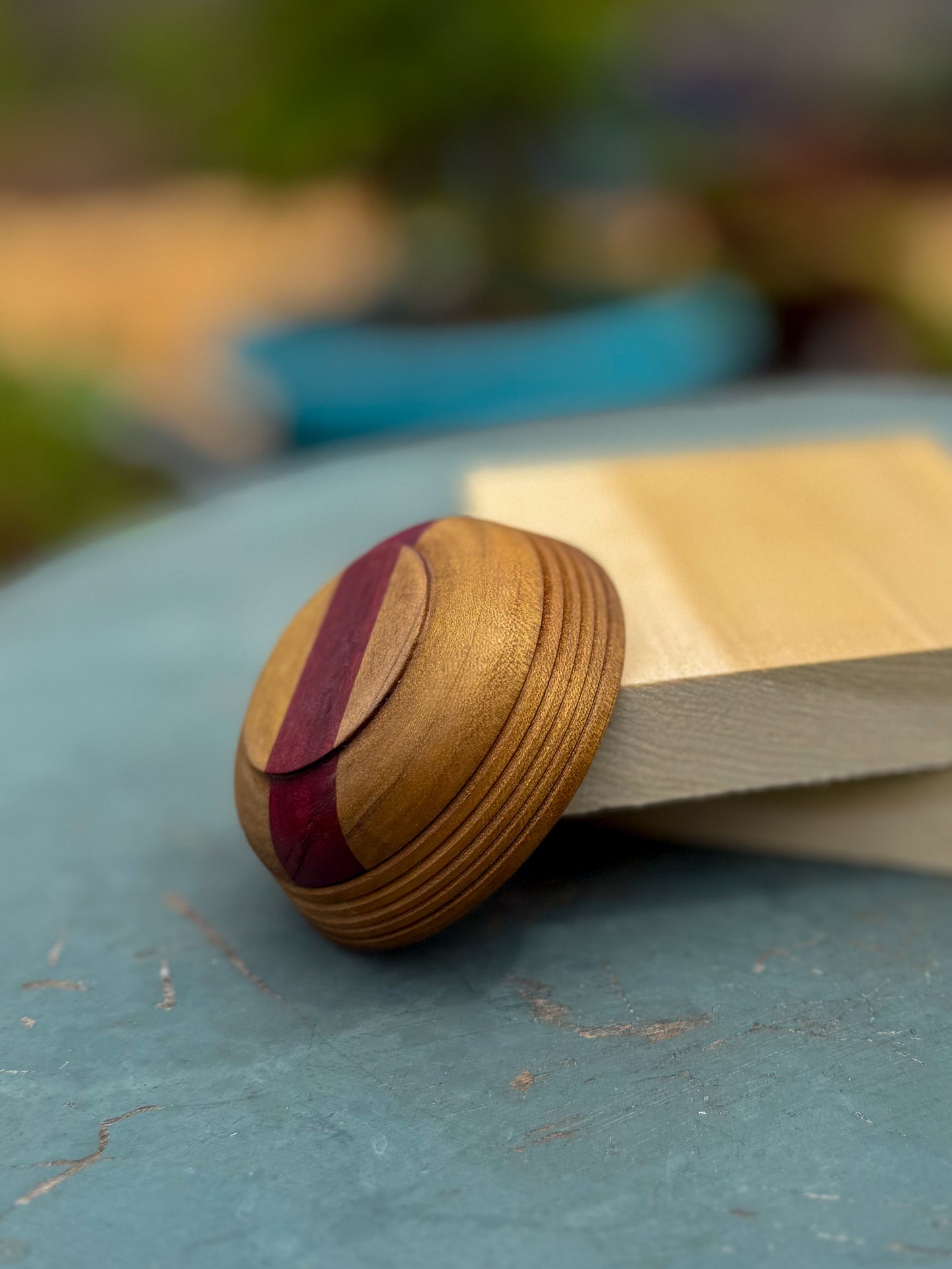 Violet Split No. 01 | Handmade Purpleheart Bowl