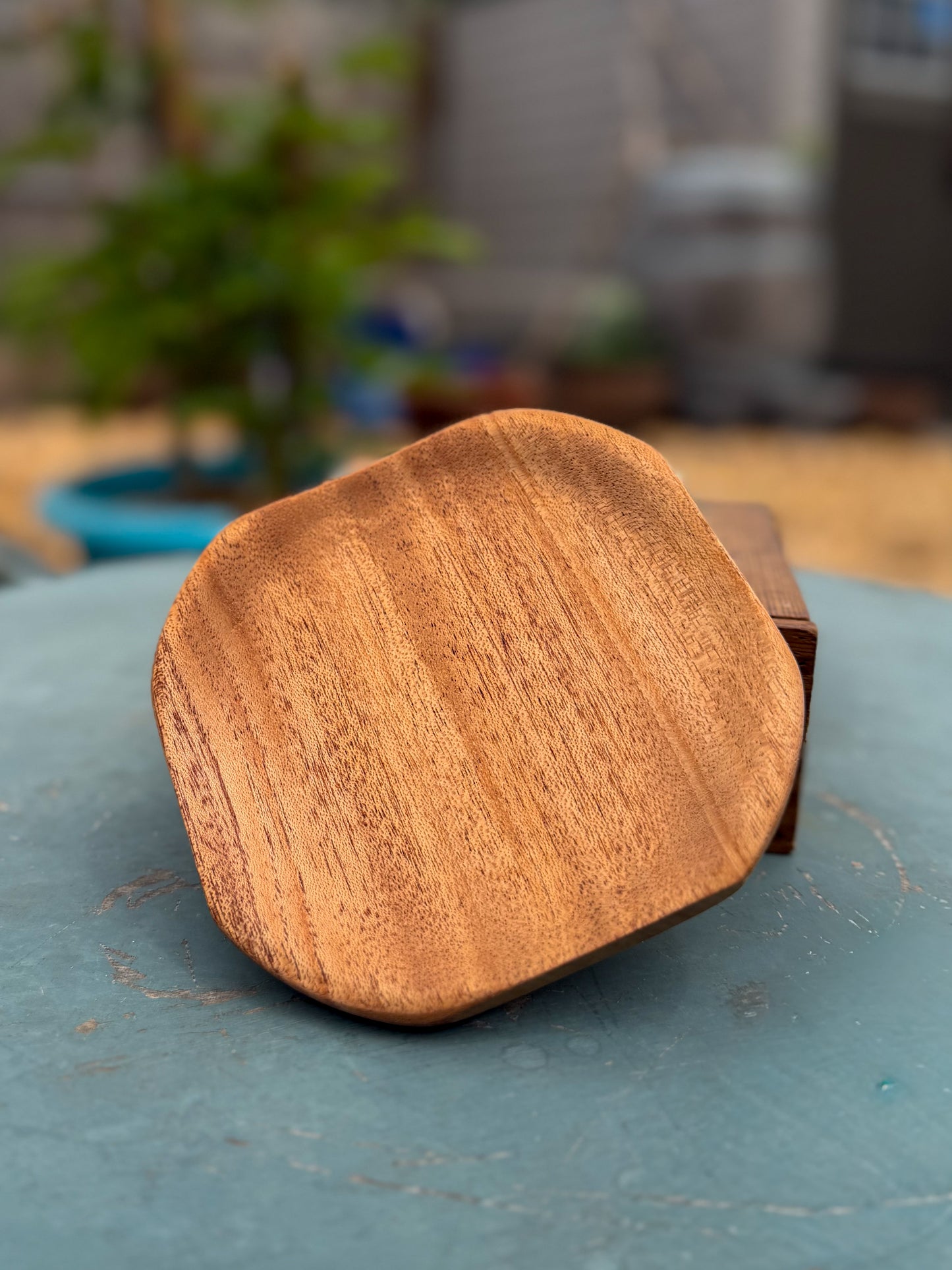 Sapele Plane No. 02 | Handmade African Sapele Tray