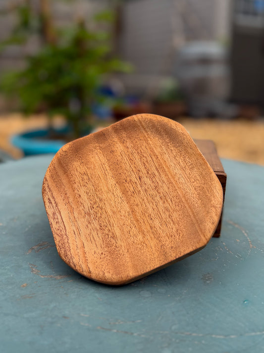 Sapele Plane No. 02 | Handmade African Sapele Tray