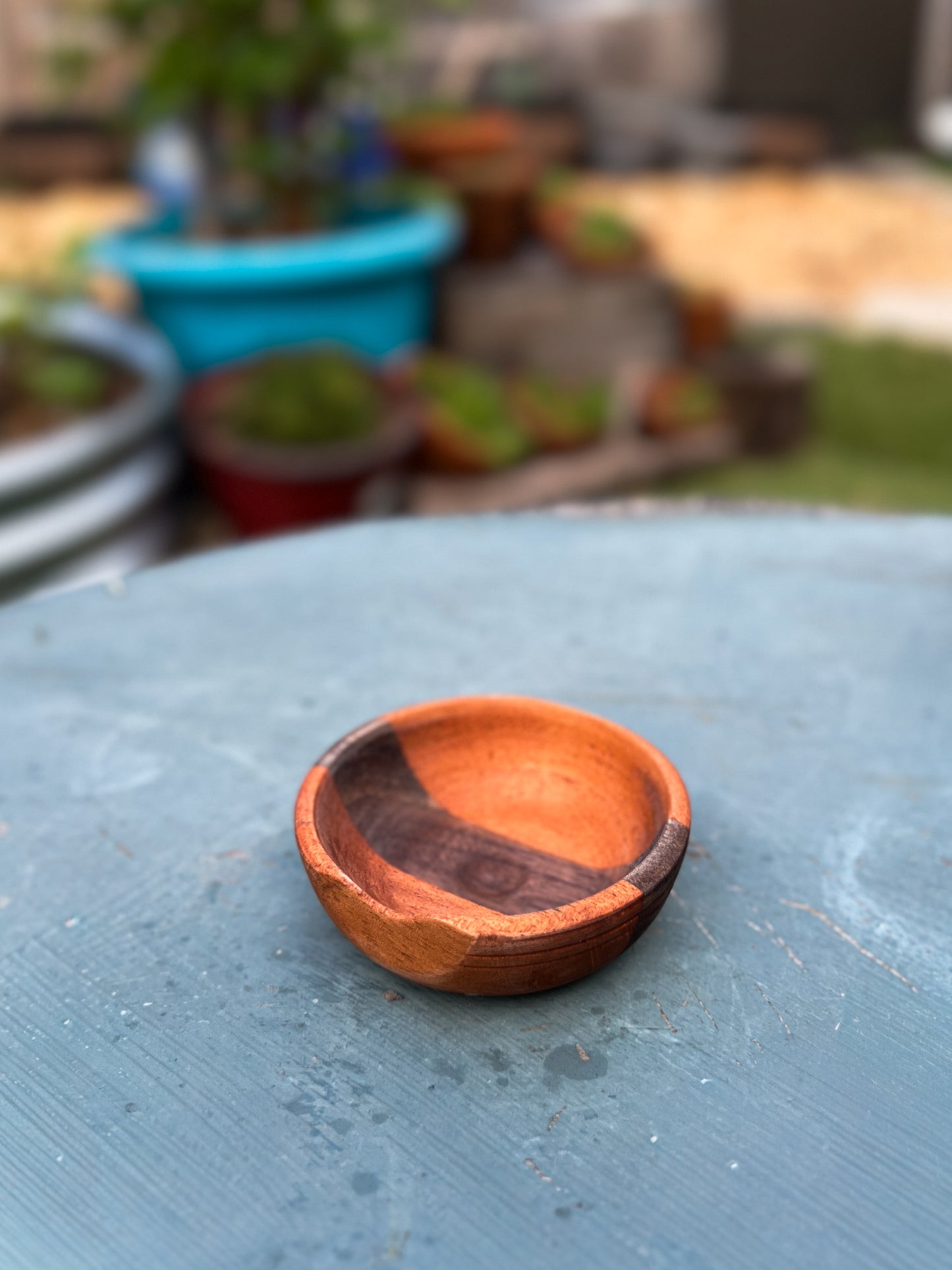 Padauk Split No. 01 | Handmade Dip Bowl