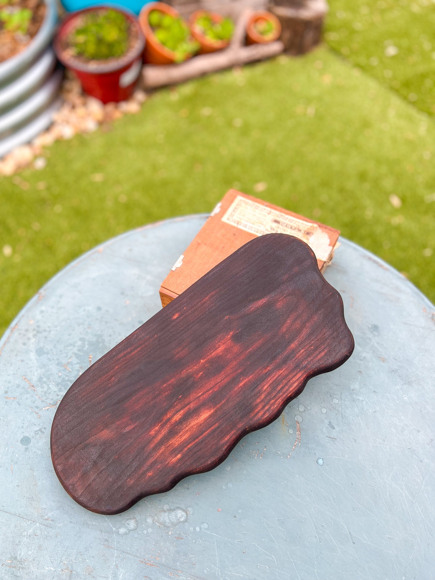 Torched Current No. 01 | Handmade Cherry Serving Tray