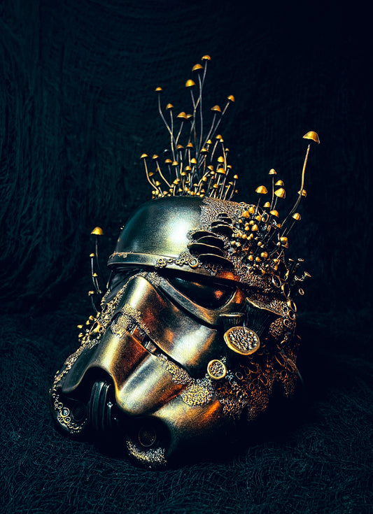 TK-421 – Fungal Reclamation Helmet | Star Wars-Inspired Sculpture